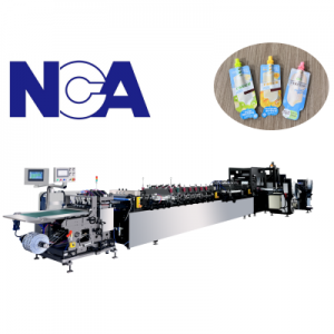 NCA600SZQ型 三邊封、自立、一出三企鵝包制袋機(jī)